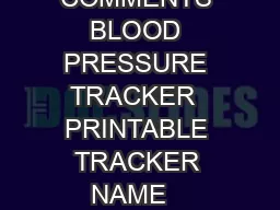 BLOOD PRESSURE TRACKER  INSTRUCTIONS   INSTRUCTIONS EXAMPLE DATETIME COMMENTS BLOOD PRESSURE