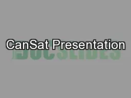 CanSat Presentation
