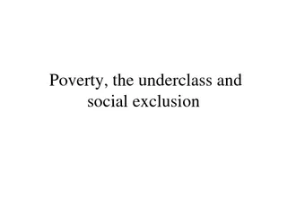 Poverty, the underclass