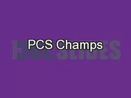 PCS Champs