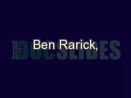 Ben Rarick,