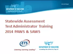 Statewide Assessment