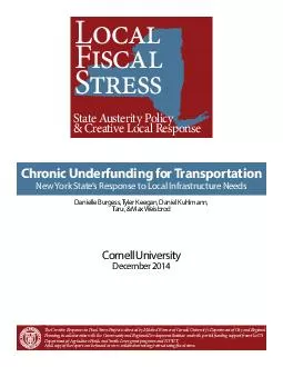 The Creative Responses to Fiscal Stress Project is directed by Mildred
