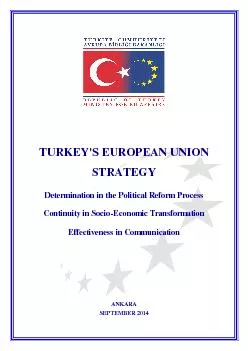 TURKEY'S EUROPEAN UNION