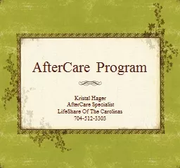 AfterCare Program