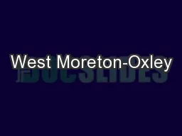 West Moreton-Oxley