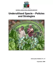 UNDERUTILISED SPECIES  -  POLICIES AND STRATEGIES