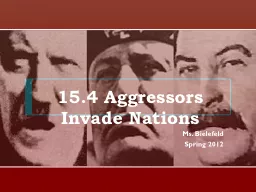 15.4 Aggressors Invade Nations