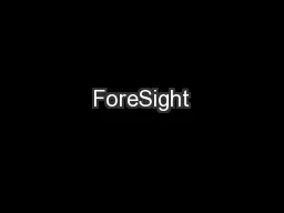 ForeSight