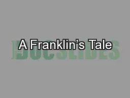 A Franklin’s Tale