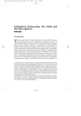 Globalized (in)Security:the Field andthe Ban-opticonDidier  Bigo**Intr