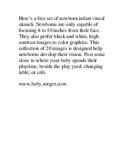 Heres a free set of newborn infant visual stimuli