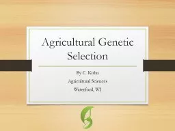 Agricultural Genetic Selection