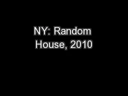 NY: Random House, 2010
