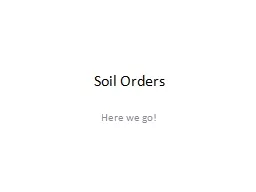 Soil Orders