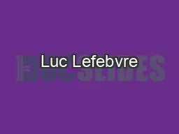 Luc Lefebvre