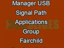 Detecting Mobile Phone Accessories Peter Chadbourne Senior Applications Manager USB Signal