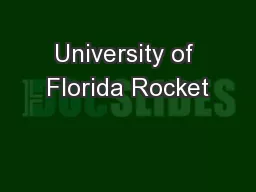 University of Florida Rocket