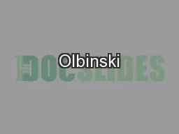 Olbinski