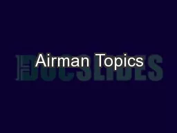 Airman Topics