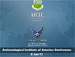 Archaeological Institute of America Conference