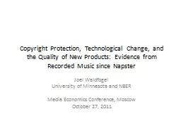 Copyright Protection, Technological Change, and the Quality