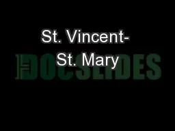 St. Vincent- St. Mary