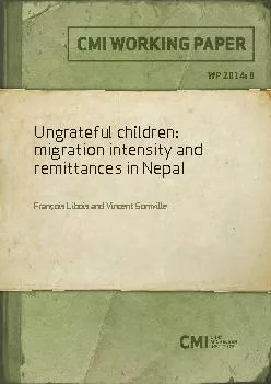 Ungrateful children: migration intensity and Fran