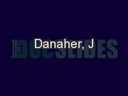 Danaher, J