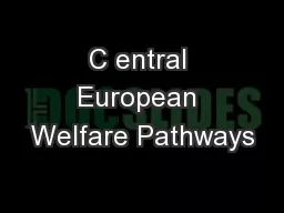 C entral European Welfare Pathways