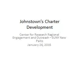 Johnstown’s Charter Development