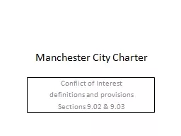 Manchester City Charter