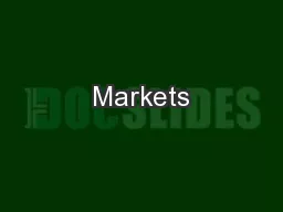 Markets