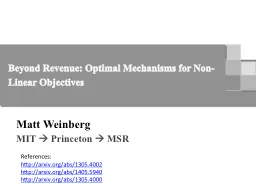 Beyond Revenue: Optimal Mechanisms for Non-Linear Objective