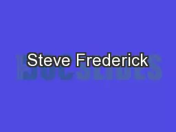 Steve Frederick