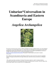 Angelica Archangelica    The Garden of Unitarian*Universalism (12/2005