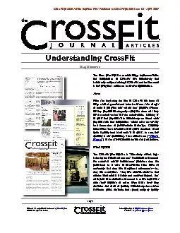 crossfit is a registered trademark of crossfi inc 2007
