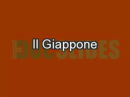 Il Giappone