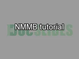 NMMB tutorial