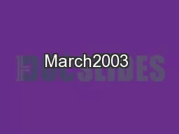 March2003 