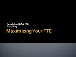 Maximizing Your FTE