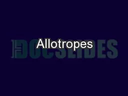 Allotropes