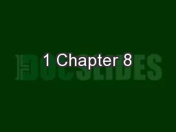 1 Chapter 8