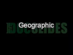 Geographic