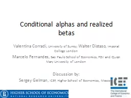 Conditional alphas and realized betas
