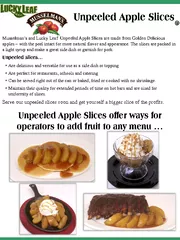 Unpeeled Apple Slices
