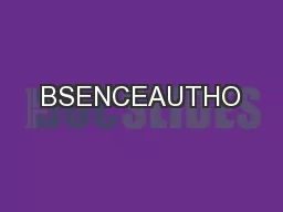 BSENCEAUTHO