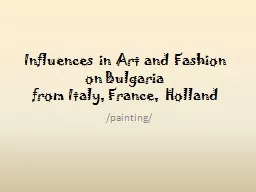 Influences in Art and Fashion