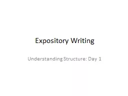 Expository Writing