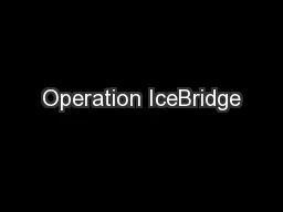 Operation IceBridge